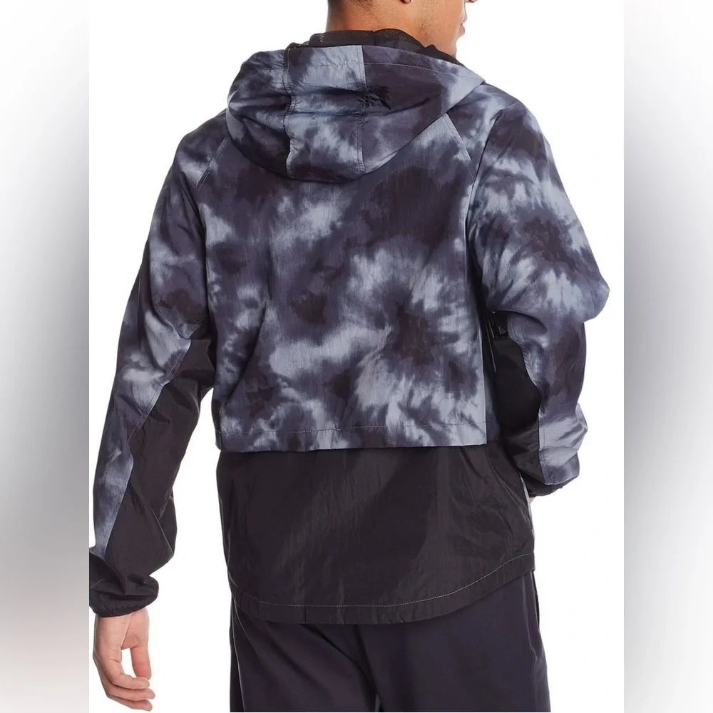 Champion Stadium Tie Dye Windbreaker Jacket Medium Lightweight Nylon Hooded